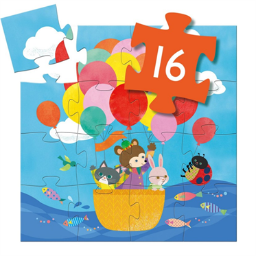Djeco Dekoratif Puzzle 16 Parça -  Balloon