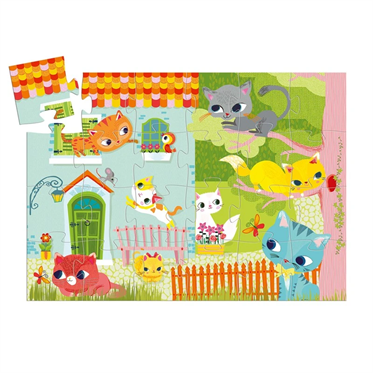 Djeco Dekoratif Puzzle 24 Parça - Pachat And His Friends