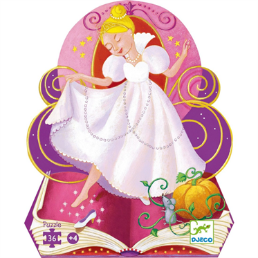 Djeco Dekoratif Puzzle 36 Parça - Cinderella