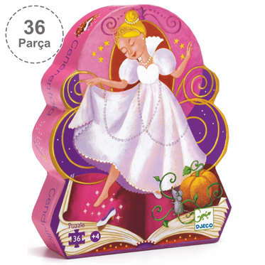Djeco Dekoratif Puzzle 36 Parça - Cinderella