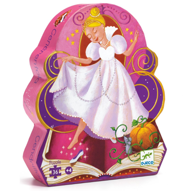 Djeco Dekoratif Puzzle 36 Parça - Cinderella