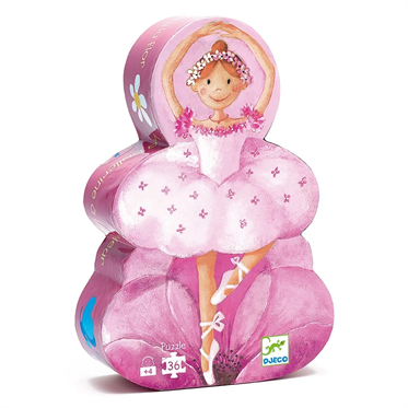 Djeco Dekoratif Puzzle 36 Parça - The Ballerina With The Flower