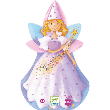 Djeco Dekoratif Puzzle 36 Parça - The Fairy And The Unicorn