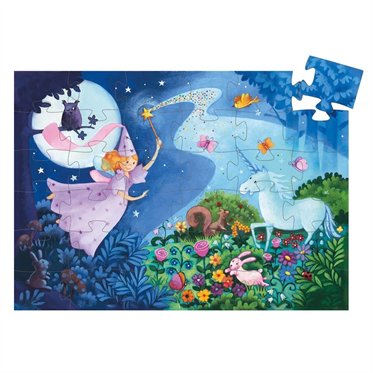 Djeco Dekoratif Puzzle 36 Parça - The Fairy And The Unicorn
