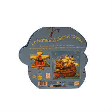 Djeco Dekoratif Puzzle 54 Parça - Barbarossas Boat