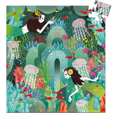 Djeco Dekoratif Puzzle 54 Parça - Su Perisi