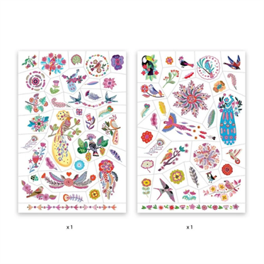 Djeco Dövme - Bright Birds