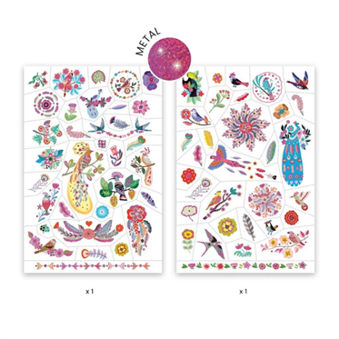 Djeco Dövme - Bright Birds