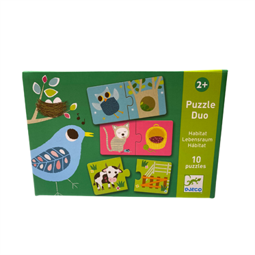 Djeco İkili Puzzle - Duo Habitat