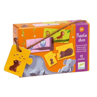 Djeco İkili Puzzle - Duo Mom Baby