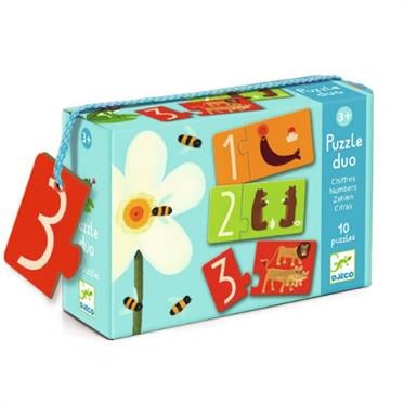 Djeco İkili Puzzle - Duo Numbers
