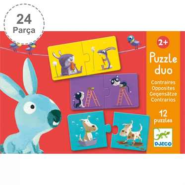 Djeco İkili Puzzle - Duo Opposites