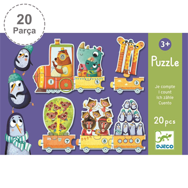 Djeco İkili Puzzle - I Count