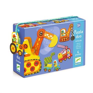 Djeco İkili Puzzle - Vehicles
