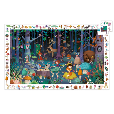 Djeco Klasik Puzzle 100 Parça - Enchanted Forest