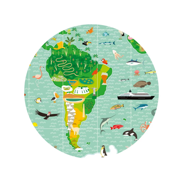 Djeco Klasik Puzzle 200 Parça - Around The World
