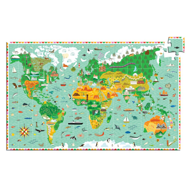 Djeco Klasik Puzzle 200 Parça - Around The World