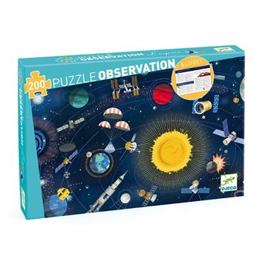 Djeco Klasik Puzzle 200 Parça - The Space