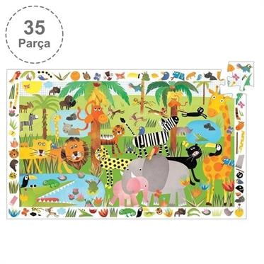 Djeco Klasik Puzzle 35 Parça - Jungle