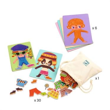 Djeco Kutu Oyunu - Bingo Giydirme Kartları