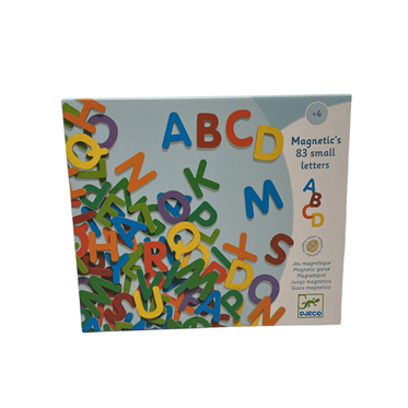 Djeco Mıknatıslı Oyunlar - 83 Small Magnetic Letters