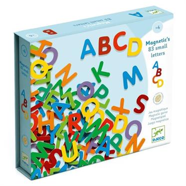 Djeco Mıknatıslı Oyunlar - 83 Small Magnetic Letters