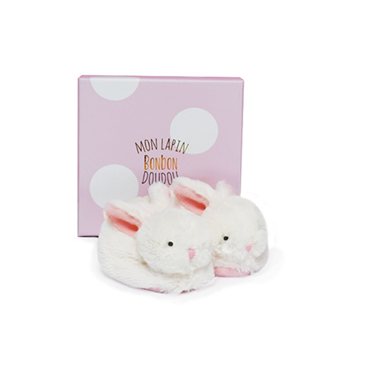Doudou Hediye Kutulu Pembe Tavşan Panduf