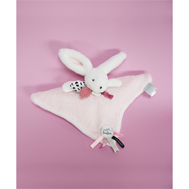 Doudou Hediye Kutulu Pembe Tavşan Uyku Arkadaşı 25 cm