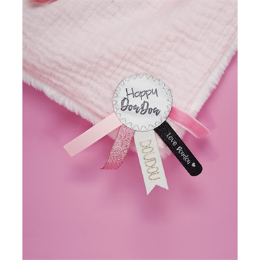 Doudou Hediye Kutulu Pembe Tavşan Uyku Arkadaşı 25 cm