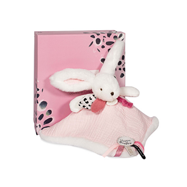Doudou Hediye Kutulu Pembe Tavşan Uyku Arkadaşı 25 cm