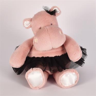 Doudou Tütülü Pembe Hipopotam 22 cm