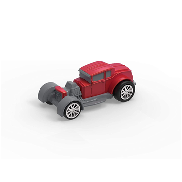 Driven 4lü Çek Bırak Araba Seti - Mavi, Kırmızı, Mor, Sarı