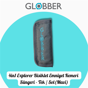 Globber 4in1 Explorer Bisiklet Emniyet Kemeri Süngeri (TEK-Mavi)