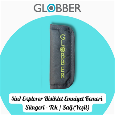 Globber 4in1 Explorer Bisiklet Emniyet Kemeri Süngeri (TEK-Yeşil)