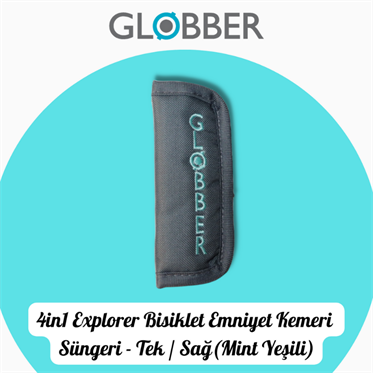 Globber 4in1 Explorer Bisiklet Emniyet Kemeri Süngeri (TEK-Mint Yeşili)