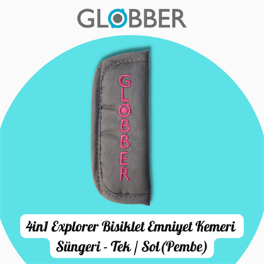 Globber 4in1 Explorer Bisiklet Emniyet Kemeri Süngeri (TEK-Pembe)
