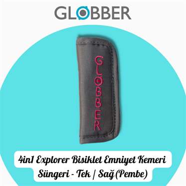 Globber 4in1 Explorer Bisiklet Emniyet Kemeri Süngeri (TEK-Pembe)