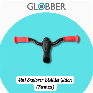 Globber 4in1 Explorer Bisiklet Gidon (Kırmızı)