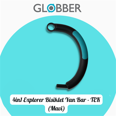 Globber 4in1 Explorer Bisiklet Yan Bar (TEK-Mavi)