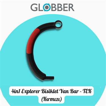 Globber 4in1 Explorer Bisiklet Yan Bar (TEK-Kırmızı)