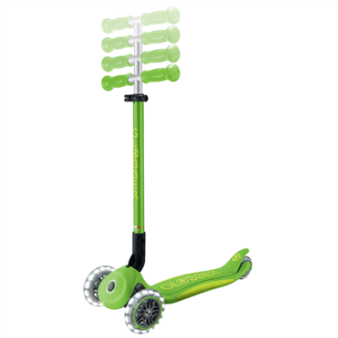 Globber Elite Deluxe Işıklı Scooter - Elma Yeşili