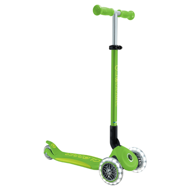 Globber Elite Deluxe Işıklı Scooter - Elma Yeşili