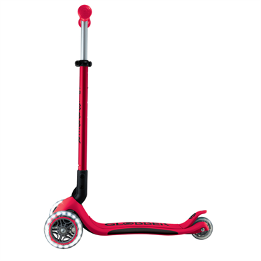 Globber Elite Deluxe Işıklı Scooter - Kırmızı