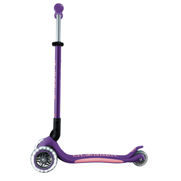 Globber Elite Deluxe Işıklı Scooter - Koyu Mor