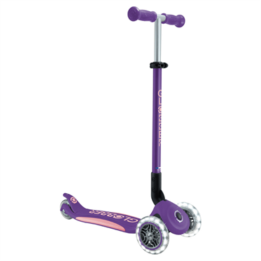 Globber Elite Deluxe Işıklı Scooter - Koyu Mor