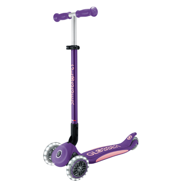 Globber Elite Deluxe Işıklı Scooter - Koyu Mor