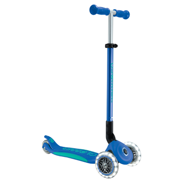 Globber Elite Deluxe Işıklı Scooter - Lacivert