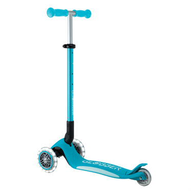 Globber Elite Deluxe Işıklı Scooter - Mavi