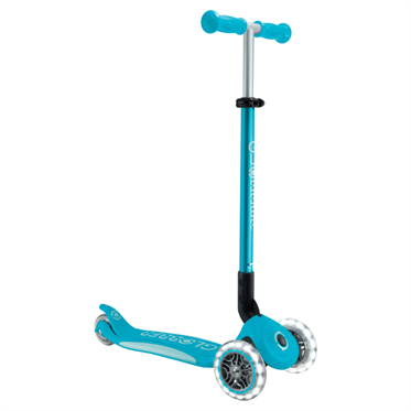 Globber Elite Deluxe Işıklı Scooter - Mavi