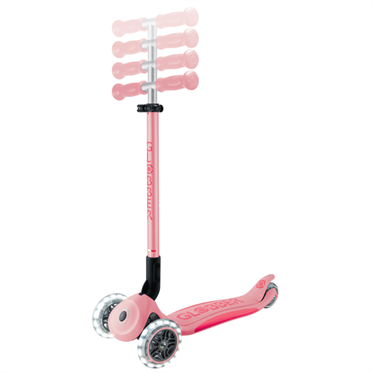 Globber Elite Deluxe Işıklı Scooter - Pastel Pembe